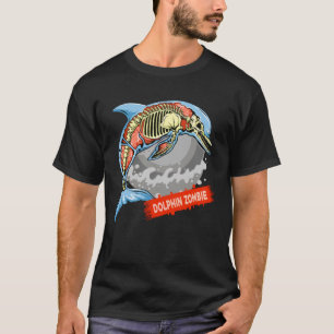 Camiseta Mamífero acuático Dolphin zombie Cetacean Sea