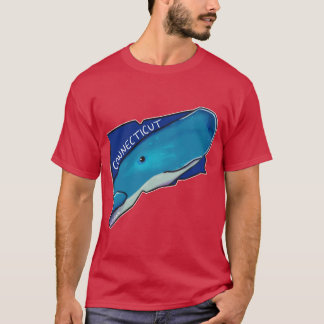 Camiseta Mamífero estatal de Connecticut Sperm Whale sobred