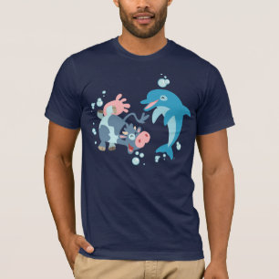 Camiseta Mamíferos del mar del dibujo animado: Seacow y