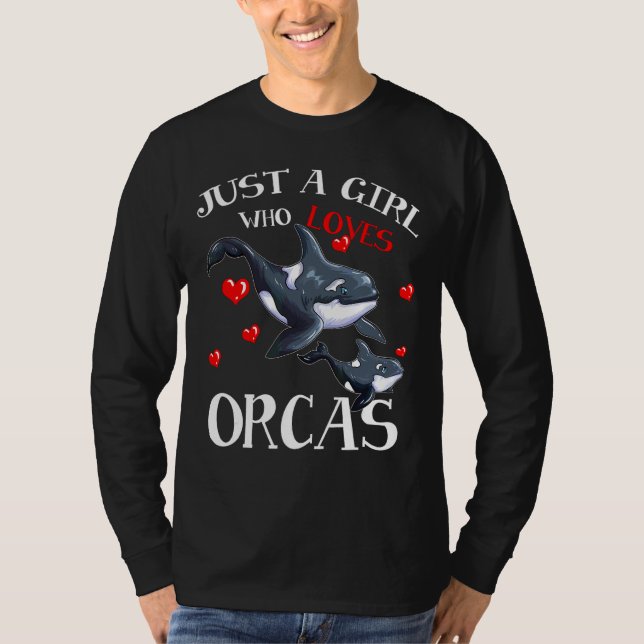 Camiseta Mamíferos marinos del Mar de los Ventiladores Orca (Anverso)