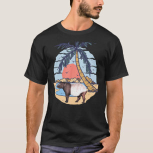 Camiseta Mamíferos Tapir malayos Tapir Marea de animales sa