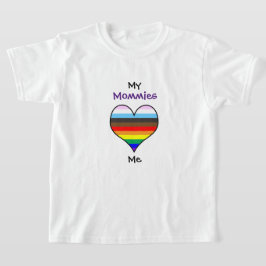 Camiseta Mamis Rainbow Heart
