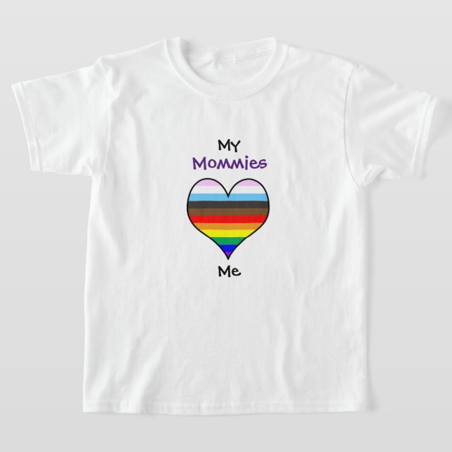 Camiseta Mamis Rainbow Heart (Distribución)