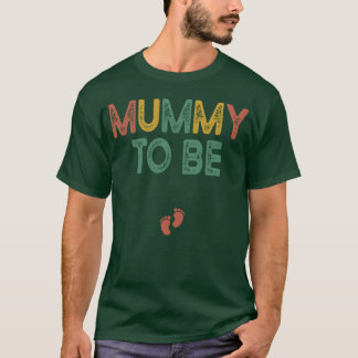 Camiseta Mamita de embarazo de Halloween para ser retro
