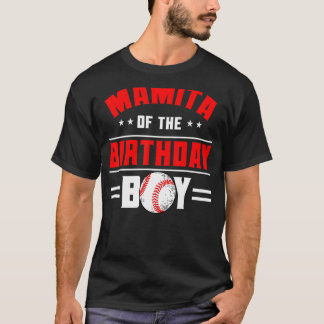 Camiseta Mamita De La Familia Temática De Béisbol De Nacimi