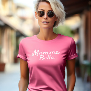 Camiseta Mamma Bella mamá italiana