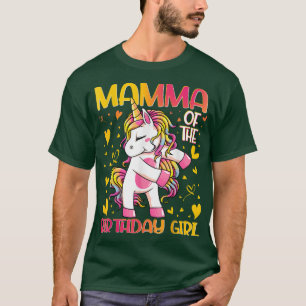 Camiseta Mamma de la Chica de cumpleaños que muere mamá de 