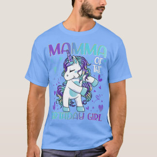 Camiseta Mamma de la Chica de cumpleaños que muere mamá de 