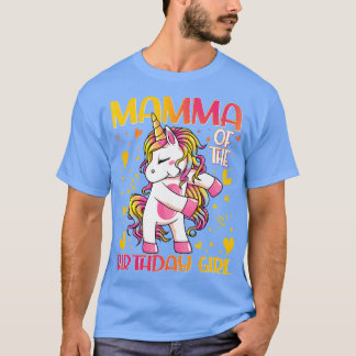 Camiseta Mamma de la Chica de cumpleaños que muere mamá de