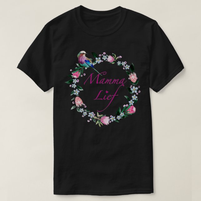Camiseta Mamma Lief (Diseño del anverso)