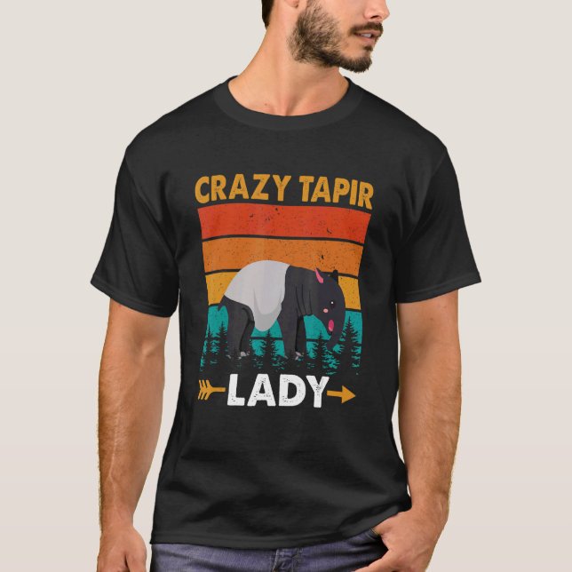 Camiseta Mammal de Tapir Lady de Sudamérica (Anverso)