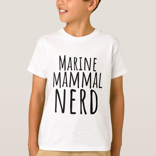 Camiseta Mammal marino Nerd (Anverso)