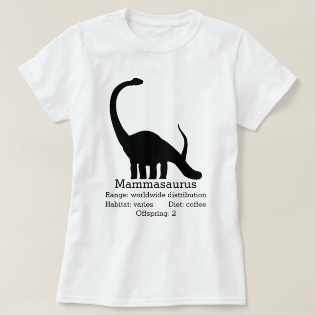 Camiseta Mammasaurus Mom (Diseño del anverso)