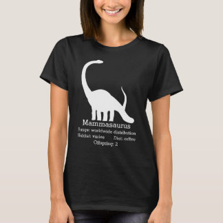 Camiseta Mammasaurus Mom, blanco