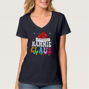 Camiseta Mammie Claus Divertida Familia de Navidad Matanza