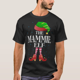 Camiseta Mammie Elf Matching Familia Funny Abuela Navidades