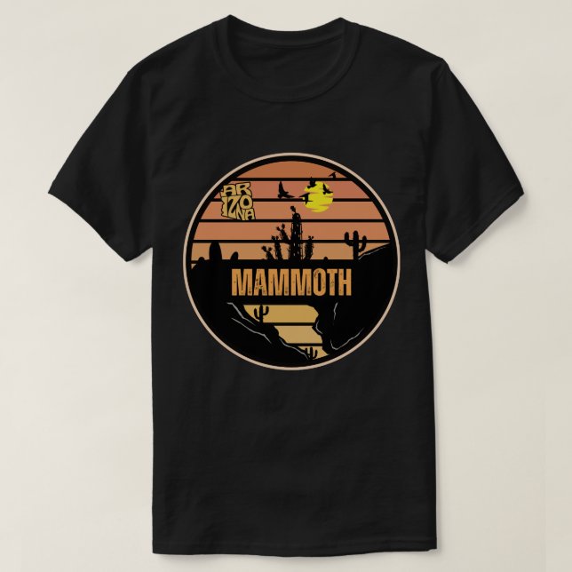 Camiseta Mammoth, Arizona (Diseño del anverso)