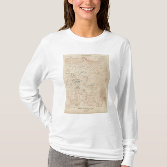 Camiseta Mammoth Hot Springs y vecindad 2 (Anverso)