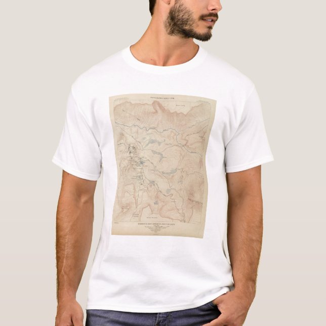 Camiseta Mammoth Hot Springs y vecindad 2 (Anverso)