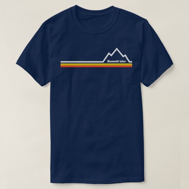 Camiseta Mammoth Lakes California (Diseño del anverso)