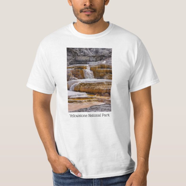 Camiseta Mammoth Springs Falls (Anverso)