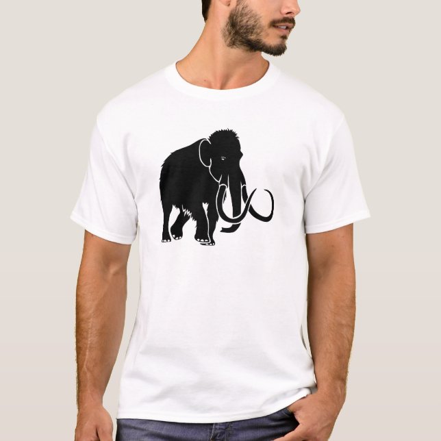 Camiseta mammut mammoth eiszeit ice age steinzeit elephant (Anverso)