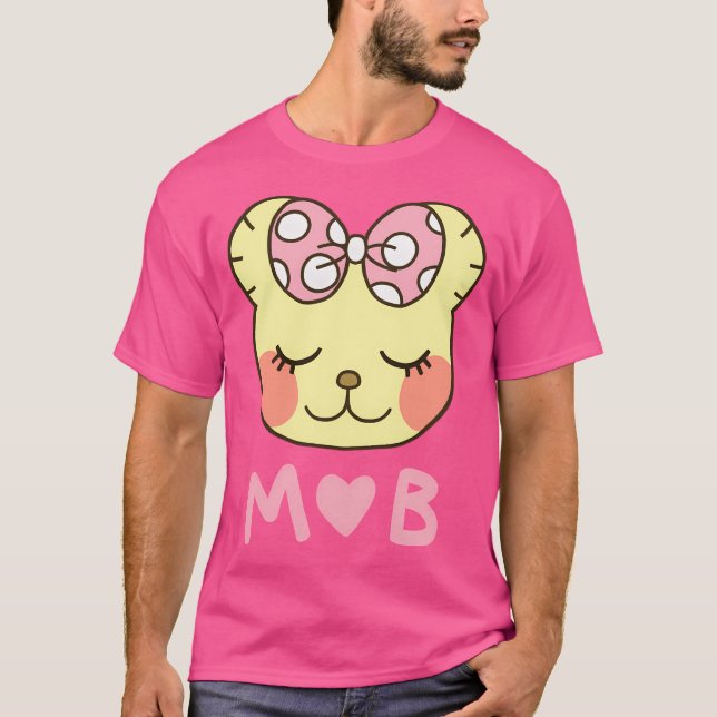 Camiseta Mammy Bear Chihayafuru Con Corazón (Anverso)