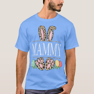 Camiseta mammy Bunny Leopard Grandma Easter Day Rabbit Eggs