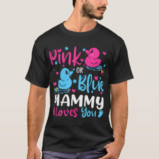 Camiseta Mammy Rosa O Azul Ama A Su Bebé Género Revelación
