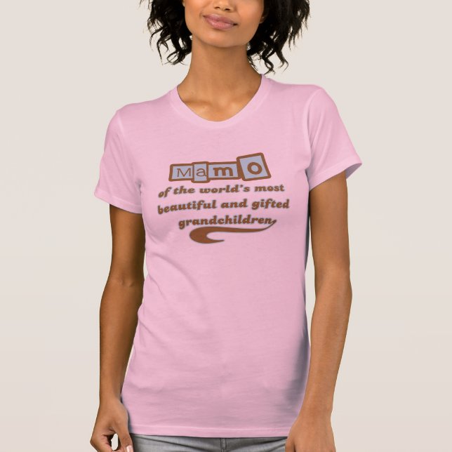 Camiseta Mamo de nietos dotados (Anverso)