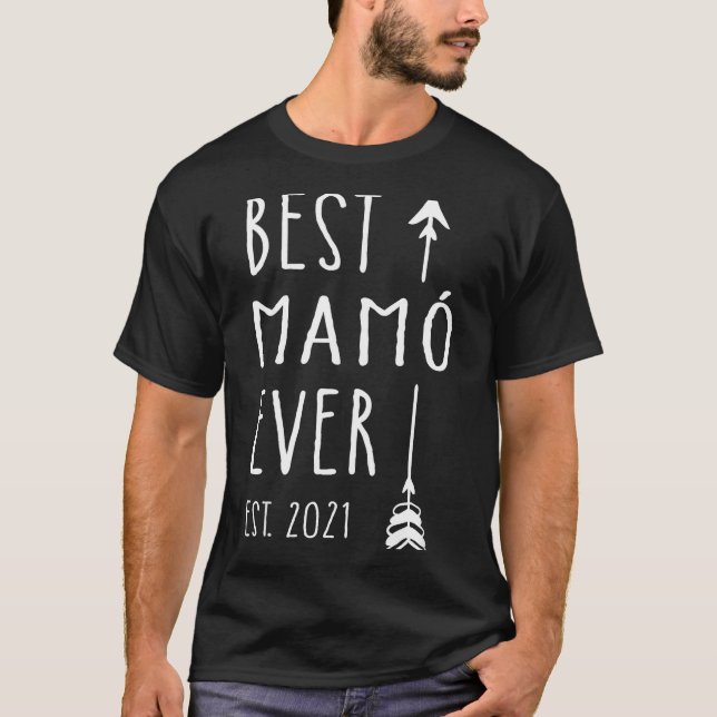 Camiseta Mamo Ever Est 2021 New Irish Grandma Baby Announce (Anverso)