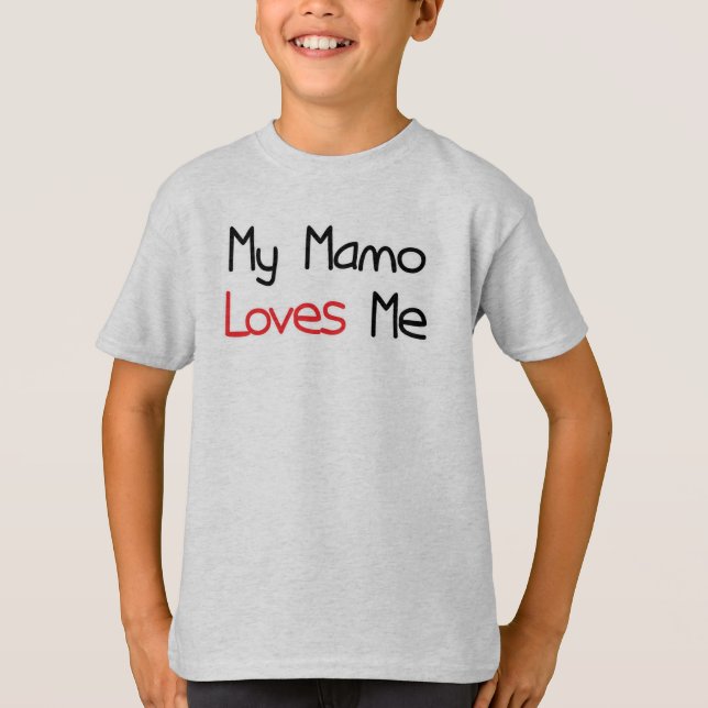 Camiseta Mamo me ama (Anverso)