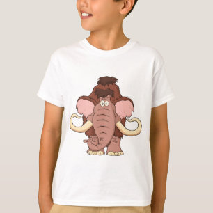 Camiseta Mamut lanoso del dibujo animado