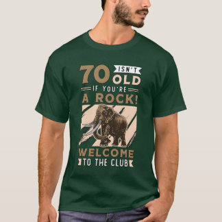 Camiseta Mamut Lanudo No Tiene 70 Años Si Eres Regalo Prehi