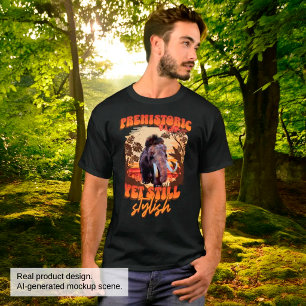 Camiseta Mamut Lanudo Prehistórico, Pero Aún Así Elegante,