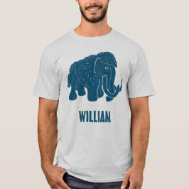 Camiseta Mamut lúgubre Personalizado azul personalizado