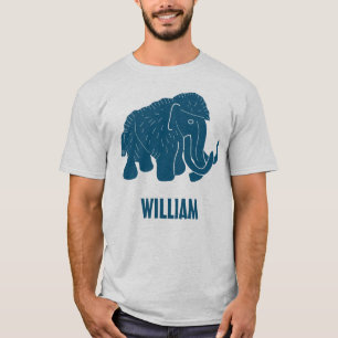 Camiseta Mamut lúgubre Personalizado azul personalizado
