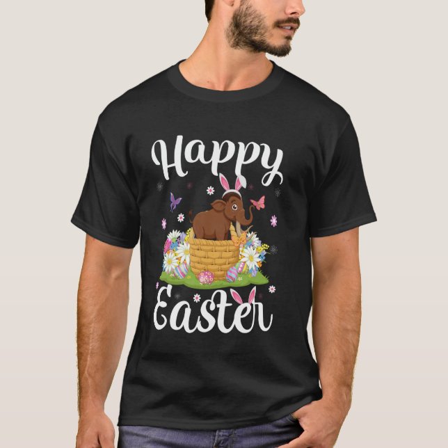 Camiseta Mamut Woolth Feliz Semana Santa Caza de Huevos Con (Anverso)