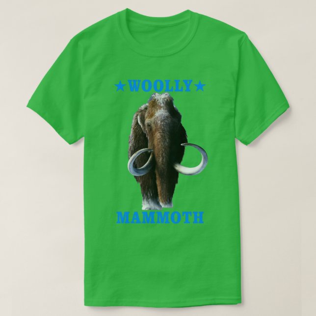 Camiseta Mamut Wooly 1 (Diseño del anverso)