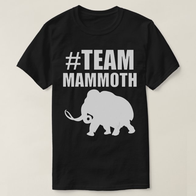 Camiseta Mamut Wooly, animal favorito, amor por los elefant (Diseño del anverso)