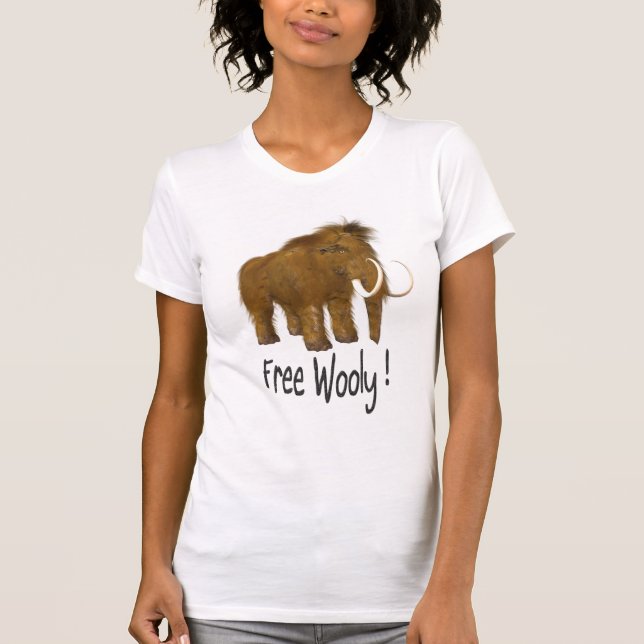 Camiseta Mamut Wooly "libre de Wooly" (Anverso)