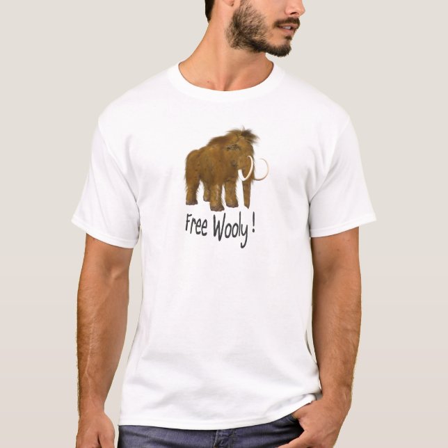 Camiseta Mamut Wooly "libre de Wooly" (Anverso)