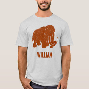 Camiseta Mamut Wooly Personalizado Rojo oxidado personaliza