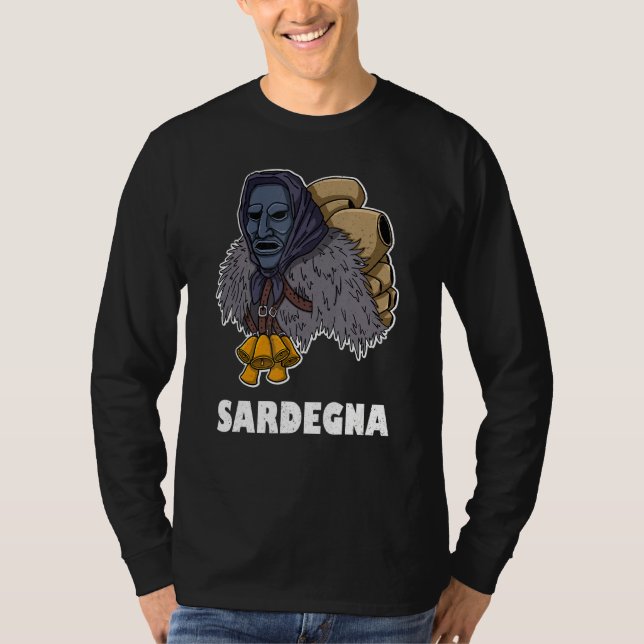 Camiseta Mamuthones Issohadores Cerdeña Sardegna Italia 1 (Anverso)