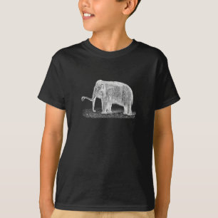 Camiseta Mamuts lanosos del ilustracion del mamut lanoso