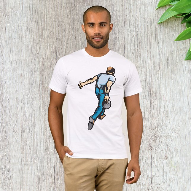 Camiseta Man Bowling Mens T-Shirt (Subido por el creador)