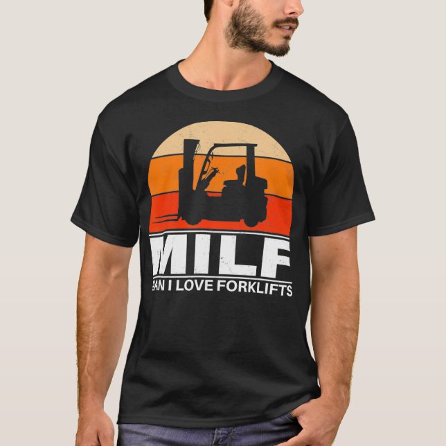 Camiseta Man I love Forklifts  (Anverso)