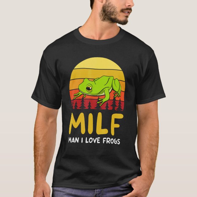 Camiseta Man I Love Frogs Toad Tree Frog (Anverso)