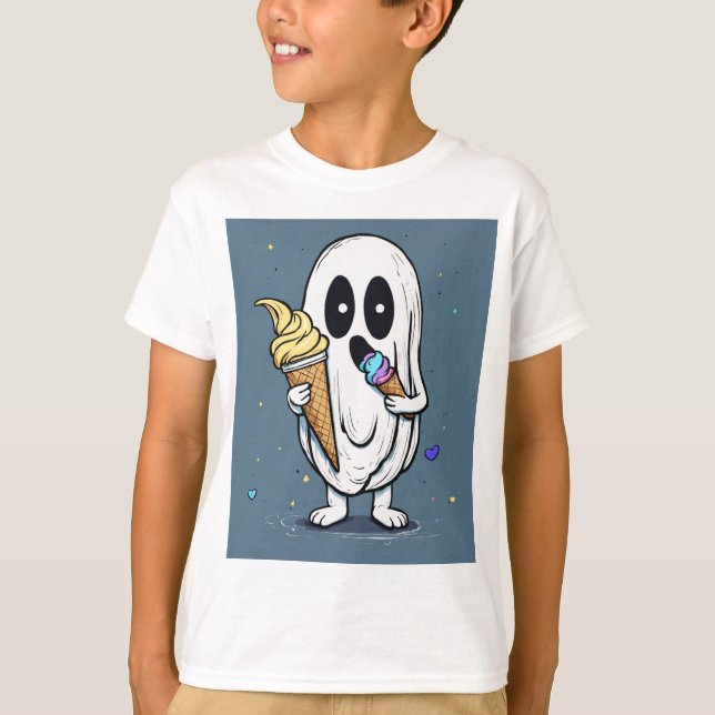 CAMISETA MAN_MANUAL TRENDING CUTE GOST-SHIRT (Anverso)