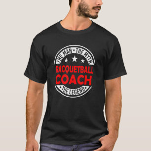 Camiseta Man Mymet Racquetball Coach Leyenda Racquetball Co